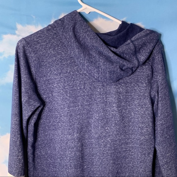 Justice- Blue Zip Up Hoodie size 16 - Picture 5 of 8